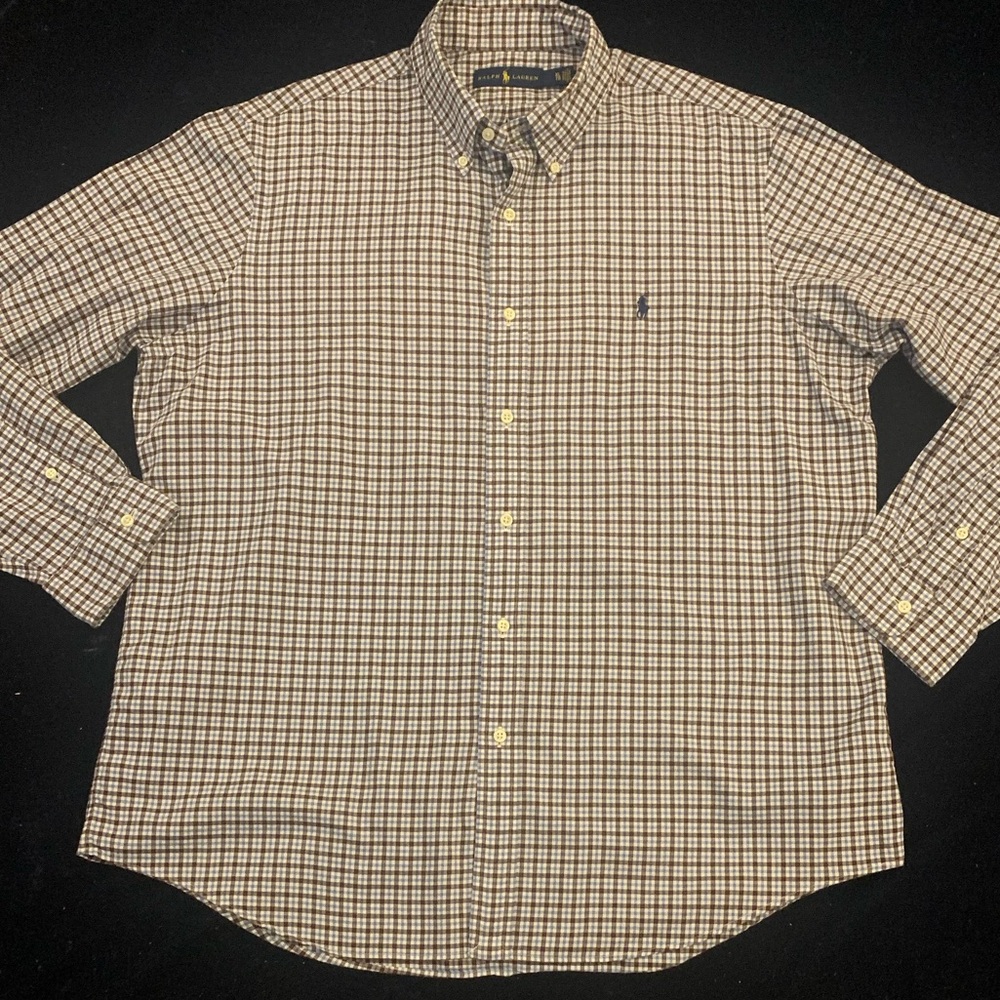 RALPH LAUREN LS All Cotton Tattersall Shirt - Picture 2 of 7